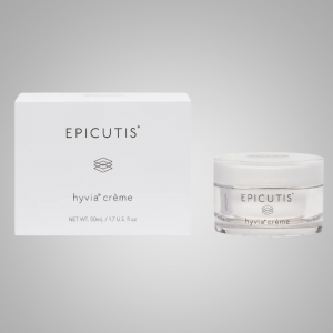 Picture of the Epicutis Hyvia Creme and the box package it comes in